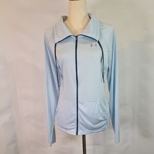 Under Armour Sky Blue Full-Zip Jacket
